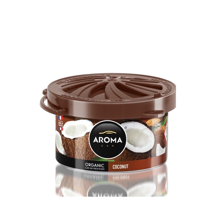 Aroma Car Organic Odświeżacz powietrza do samochodu Coconut 40 g