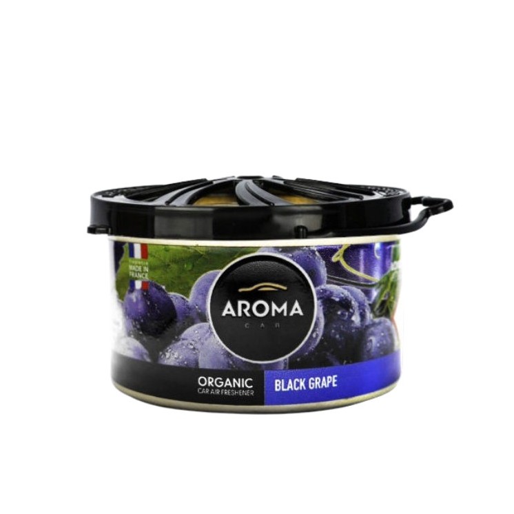 Aroma Car Organic Odświeżacz powietrza do samochodu Black Grape 40 g