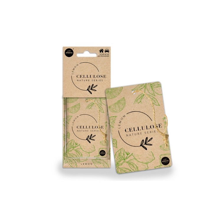 Aroma Car Nature Card Lemon Autoduft-Anhänger, 1 Stück