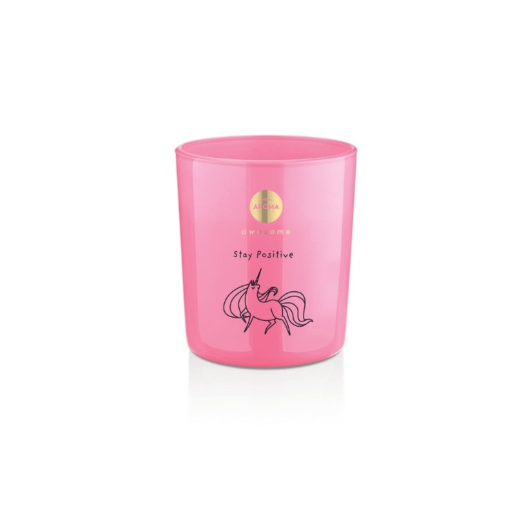 Aroma Home Deco Świeca zapachowa Stay Positive Bubble Gum 140 g