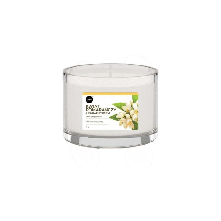 Aroma Home Deco Świeca zapachowa Kwiat pomarańczy z Eukaliptusem 115 g