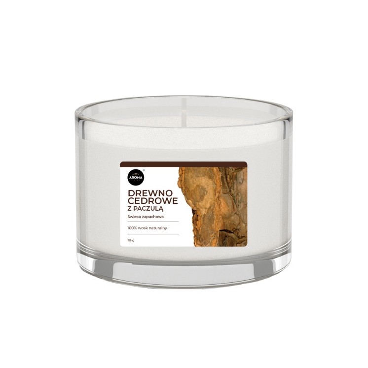 Aroma Home Duftkerze Sandelholz mit Patschuli 115 g