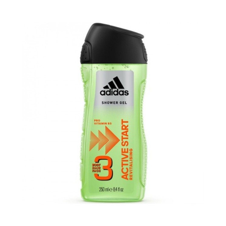 Adidas Żel pod prysznic dla mężczyzn 3in1 Active Start 250 ml