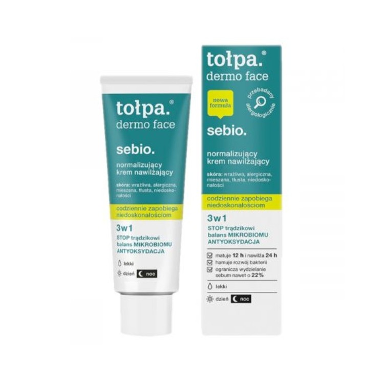 Tołpa Dermo Face Sebio. normalizujący Krem do twarzy nawilżający 40 ml