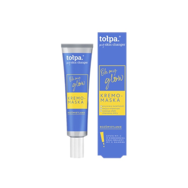 Крем-маска для обличчя Tołpa My Skin Changer Oh My Glow 40 мл