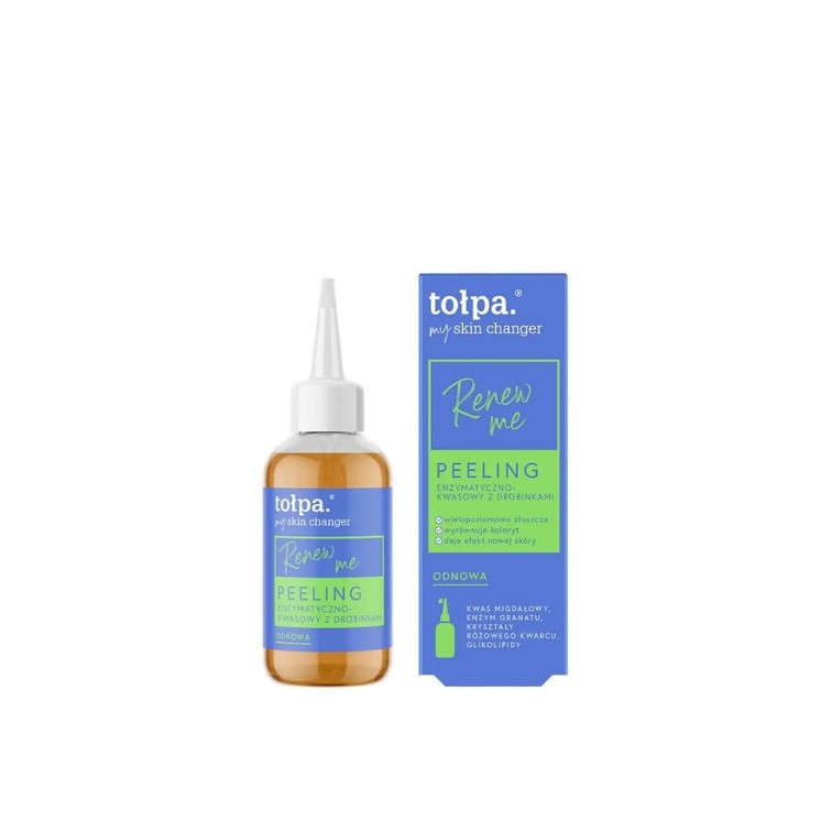 Tołpa My Skin Changer Renew Me enzymatyczno-kwasowy Peeling do twarzy z drobinkami 50 ml