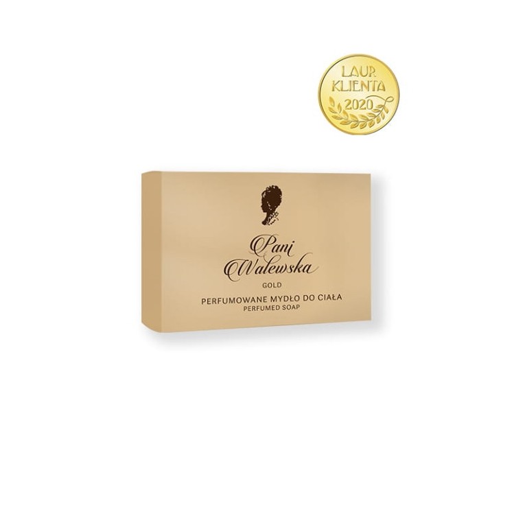 Pani Walewska perfumowane Mydło do ciała w kostce Gold 100 g