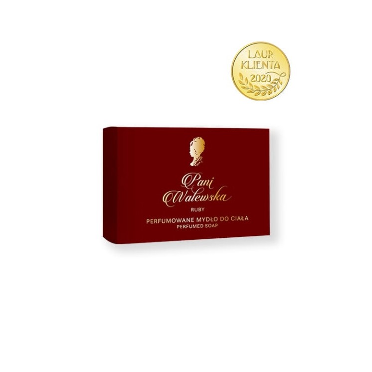 Pani Walewska perfumowane Mydło do ciała w kostce Ruby 100 g