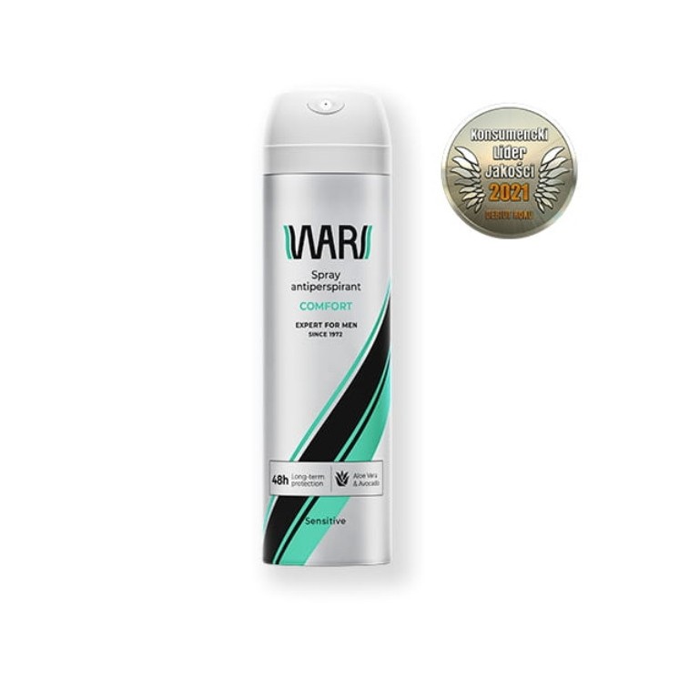 Wars Expert for Men Antiperspirant spray Comfort Aloe & Avocado 150 ml