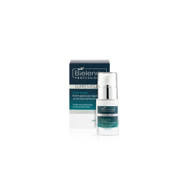 Bielenda Professional SUPREMELAB Men Line nawilżająco-przeciwzmarszczkowy Krem pod oczy 15 ml