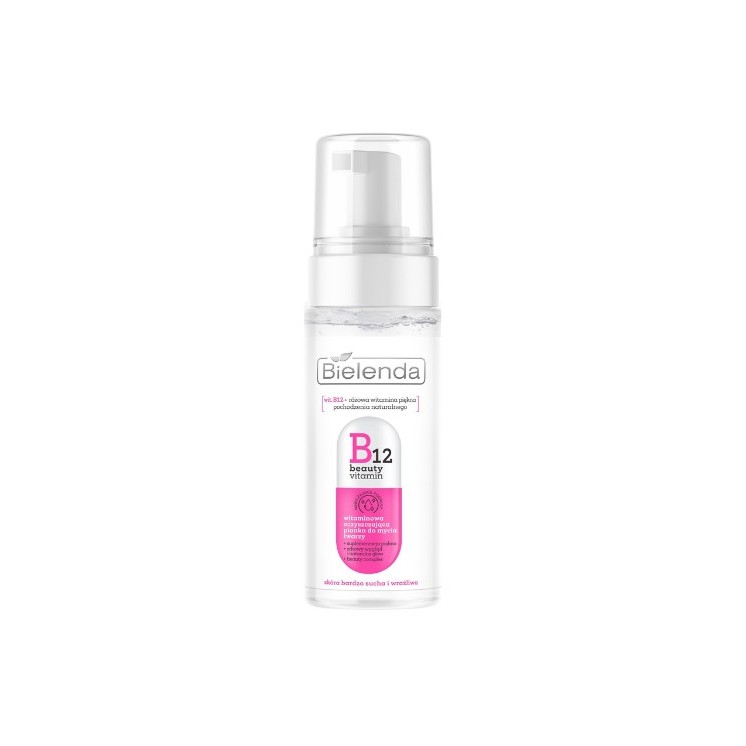 Bielenda B12 Beauty Vitamin witaminowa Pianka do mycia twarzy oczyszczająca 150 ml
