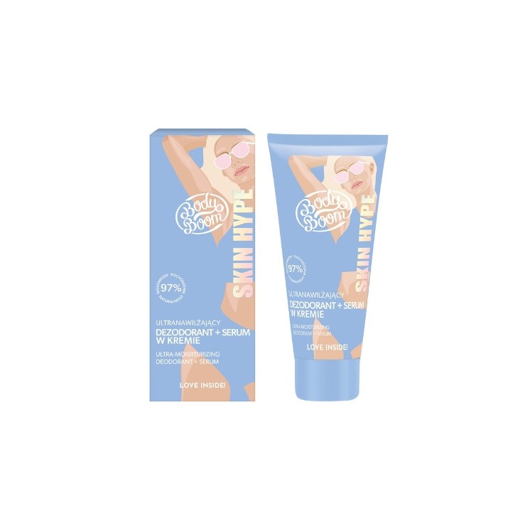 BodyBoom ultra-moisturizing Deodorant- serum in cream 50 ml