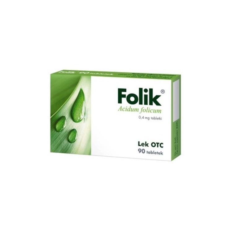Folik Kwas foliowy 90 tabletek