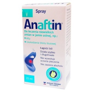 Anaftin spray do stosowania w jamie ustnej 15 ml