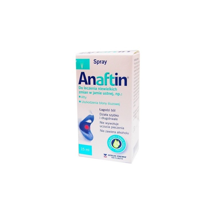 Anaftin spray do stosowania w jamie ustnej 15 ml