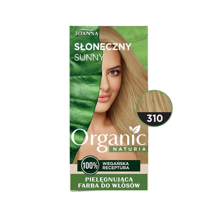 Joanna Naturia Organic Vegan Farba do włosów /310/ Słoneczny