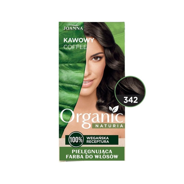 Joanna Naturia Organic Vegan Haarverf /342/ Koffie