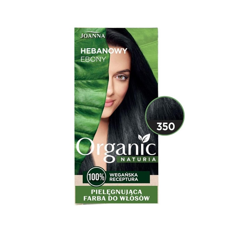 Joanna Naturia Organic Vegan Farba do włosów /350/ Hebanowy