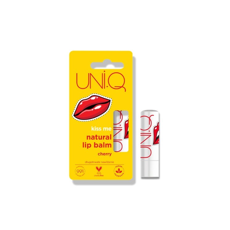 4Organic UNI.Q Kiss me naturalny Balsam do ust Cherry 5 g
