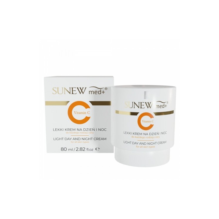 Sunew Med+ Vitamina C легкий денний і нічний крем для обличчя з вітаміном С 80 мл