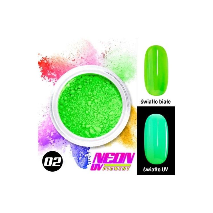 MollyLac Neon UV Nagelpulver /02/ 0,06 g