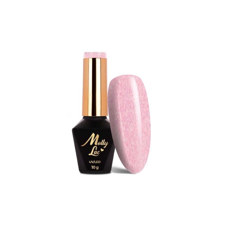 MollyLac /713/ Hybrid-Nagellack mit Sweater-Effekt Pink 10 g