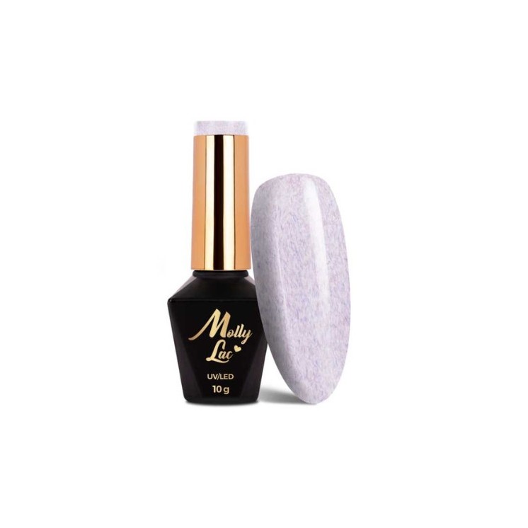 MollyLac /712/ Lakier hybrydowy z efektem sweterka Lilac 10 g