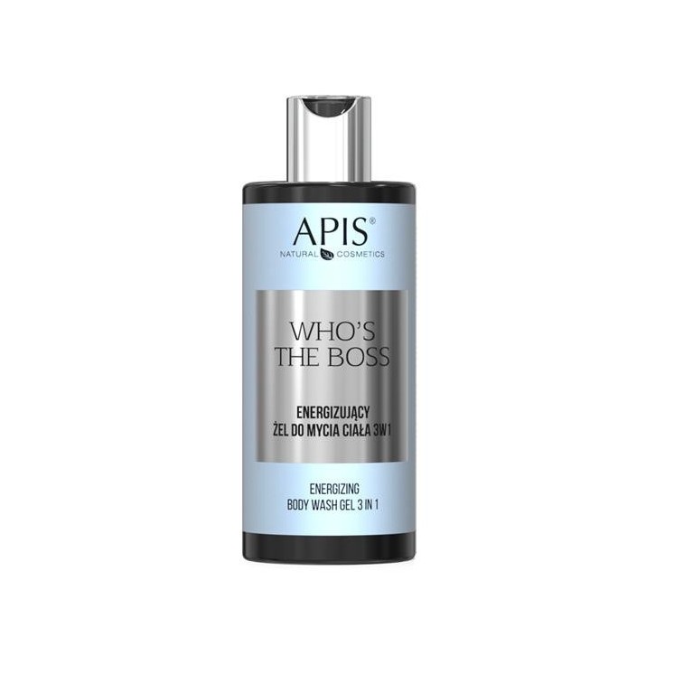 Apis Who's The Boss 3w1 energizujący Żel do mycia ciała pod prysznic 300 ml