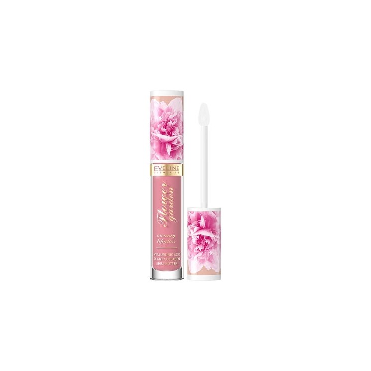 Eveline Flower Garden kremowy Błyszczyk do ust /01/ 4,5 ml