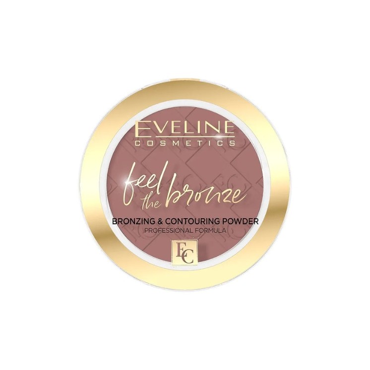 Eveline Feel The Bronze brązująco-konturujący Puder do twarzy /02/ Chocolate Cake