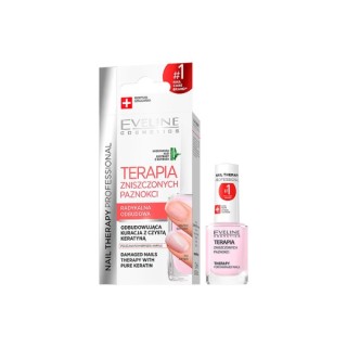 Eveline Professional Nail Therapy Therapy для пошкоджених нігтів Кондиціонер для нігтів 12 мл