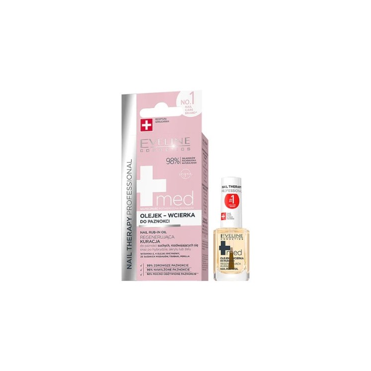 Eveline Professional Nail Therapy Med+ Olejek-wcierka do paznokci 12 ml