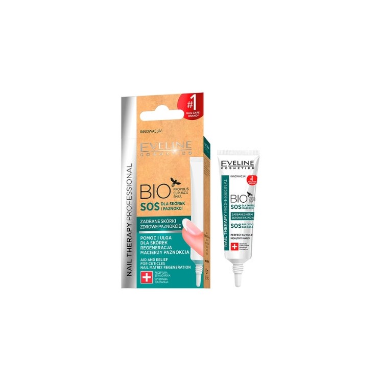 Eveline Professional Nail Therapy Bio SOS dla skórek i paznokci 12 ml