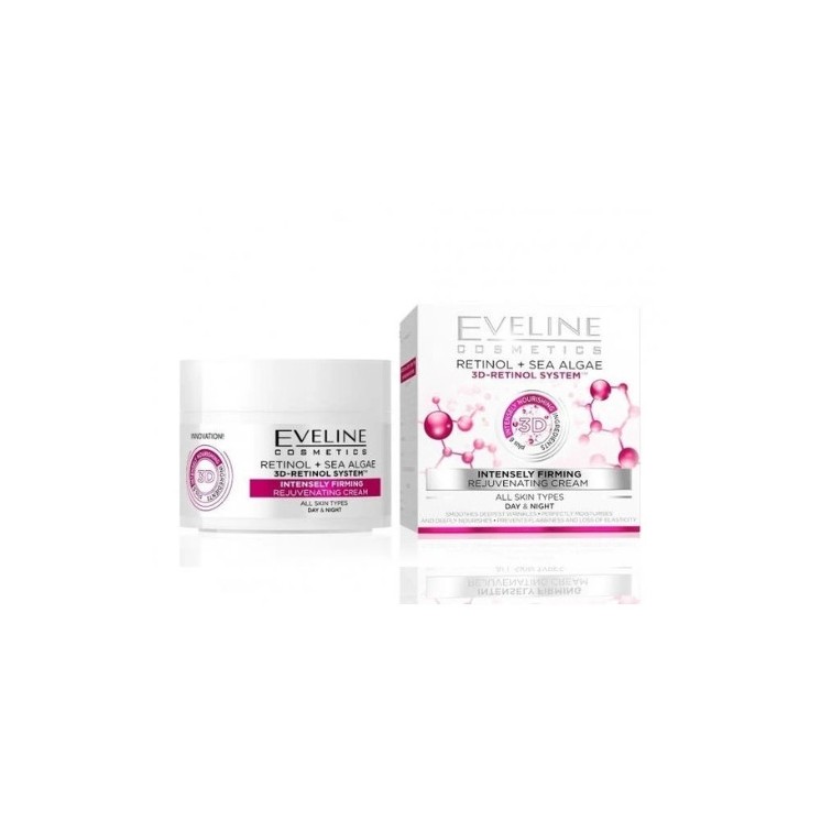 Eveline Retinol & Sea Algae odmładzający Krem do twarzy intensywnie ujędrniający 50 ml