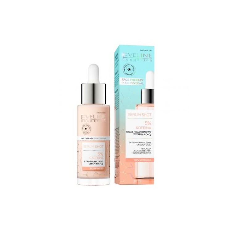 Eveline Serum Shot energizująca Kuracja do skóry wokół oczu 5% Kofeina 30 ml