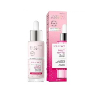 Eveline Serum Shot Multi Peptydy odmładzające Serum do twarzy 30 ml Eveline Serum Shot Multi Peptydy odmładzające Serum do twarzy 30 ml