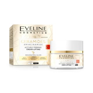Eveline Ceramides aktywnie ujędrniający Krem-lifting do twarzy 50+ 50 ml Eveline Ceramides aktywnie ujędrniający Krem-lifting do twarzy 50+ 50 ml