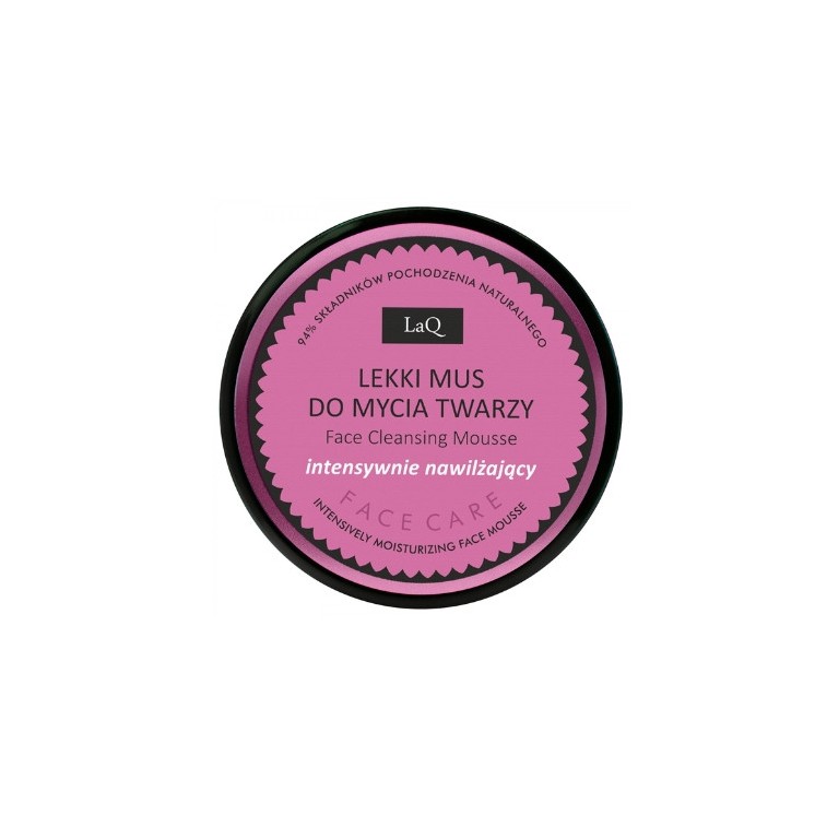 LaQ Kicia Magnolia lekki Mus do mycia twarzy intensywnie nawilżający 40 ml