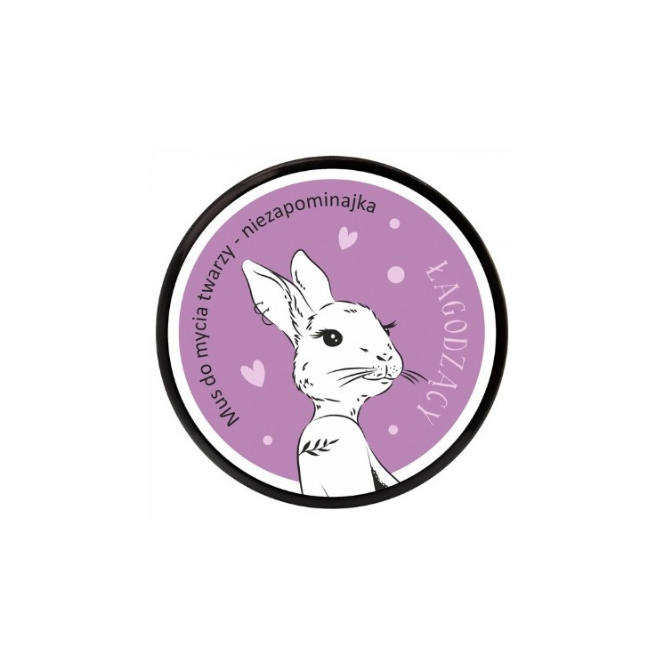 Заспокійливий очищаючий мус для обличчя LaQ Króliczka Niezapominajka 40 мл