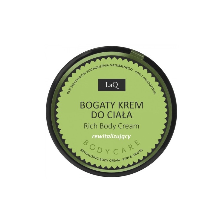 LaQ Króliczka bogaty Krem do ciała Kiwi i winogrona 200 ml