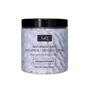 LaQ Króliczka Niezapominajka natürliches Mousse zum Waschen und Enthaaren des Körpers 100 g