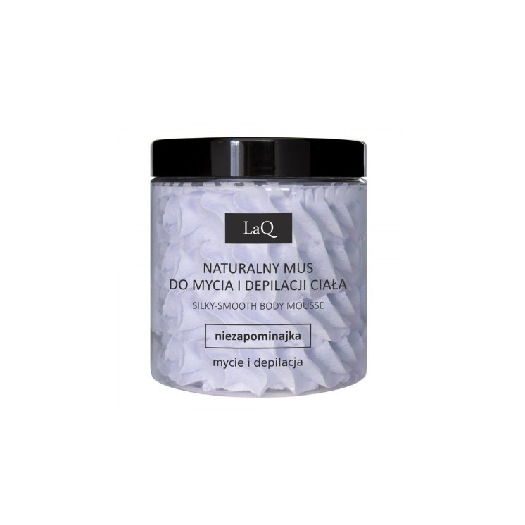 LaQ Króliczka Niezapominajka naturalny Mus do mycia i depilacji ciała 100 g
