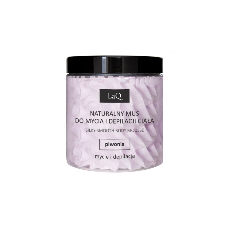 LaQ Kocica Piwonia natural body mousse for washing and depilation 100 g