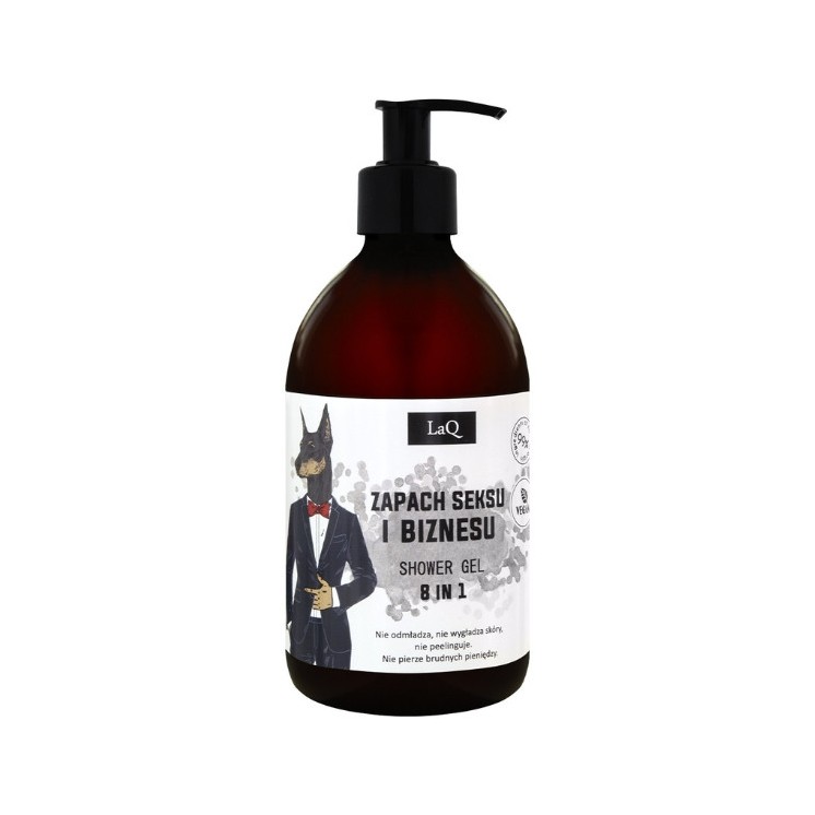 LaQ Doberman Żel pod prysznic dla mężczyzn o zapachu seksu i biznesu 500 ml