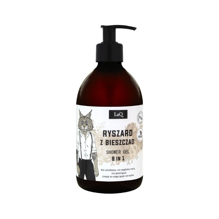 LaQ Ryszard z Bieszczad 8w1 Żel pod prysznic dla mężczyzn 500 ml