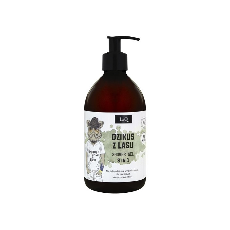LaQ Dzikus z lasu 8w1 Żel pod prysznic dla mężczyzn 300 ml