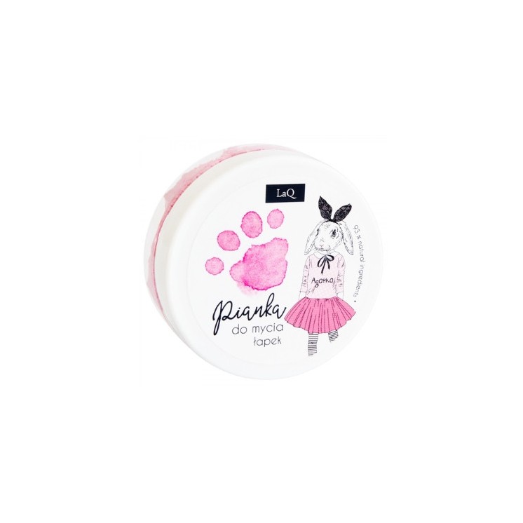 LaQ Pink Foam zum Waschen der Pfoten 20 g