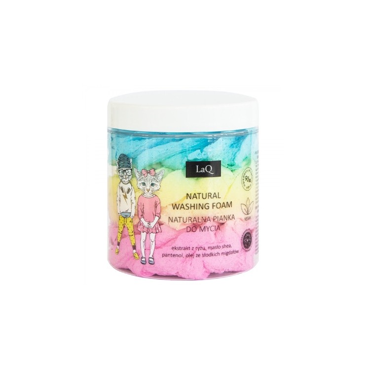 LaQ 3-color hand washing foam for children Bubble Gum 100 g