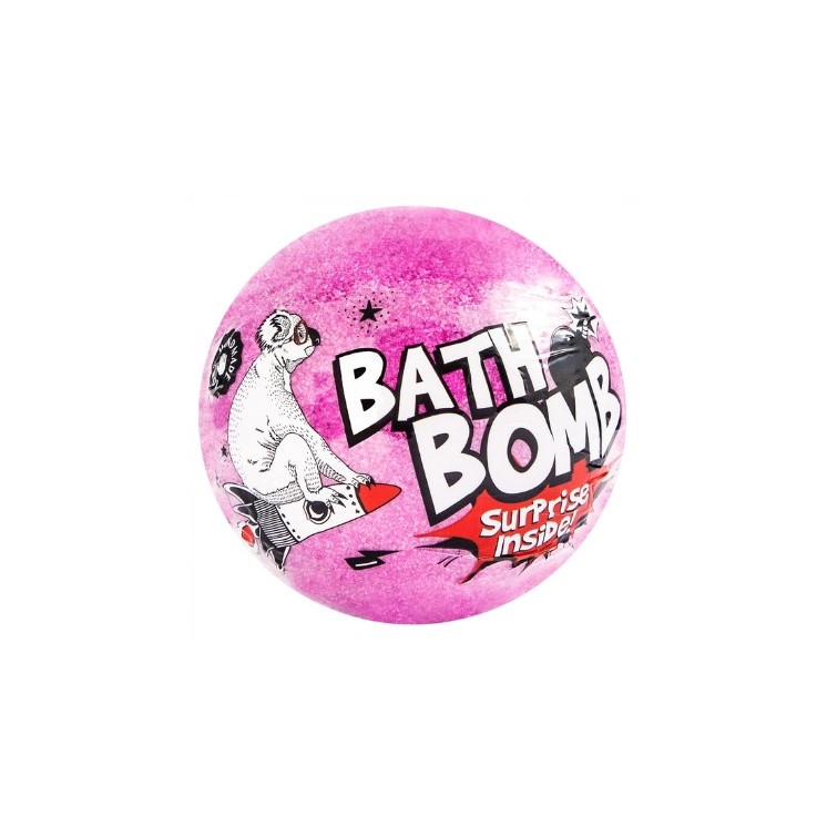 LaQ Bath bomb with a surprise Pink 120 g
