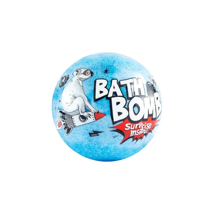 LaQ Badebombe mit Überraschung Blau 120 g